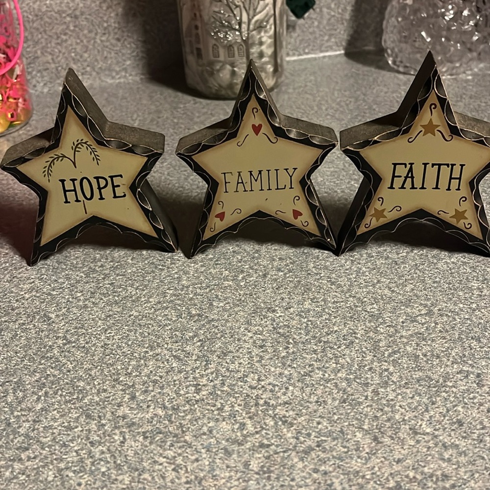 Wooden stars